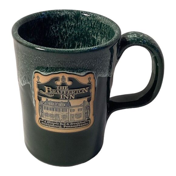 Deneen Pottery 2018 USA The Brafferton Inn Cup Gettysburg Stoneware Mug - Picture 1 of 6